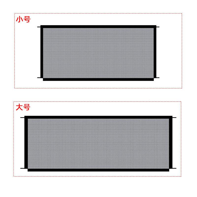 物用品透狗栅栏阳999孔台防护安全门狗狗围栏隔离挂宠网免打明门图片