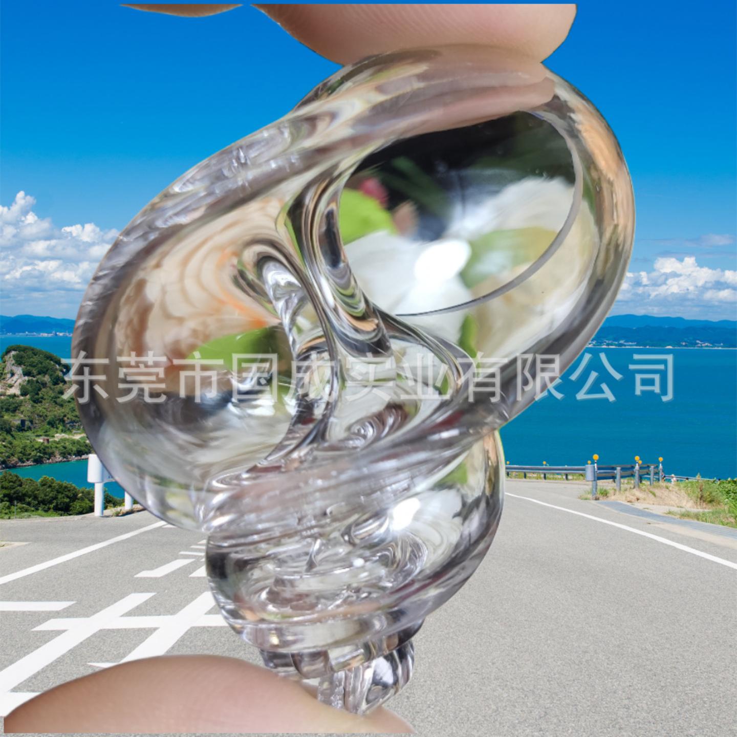 寄居蟹替换手工透明水晶壳diy