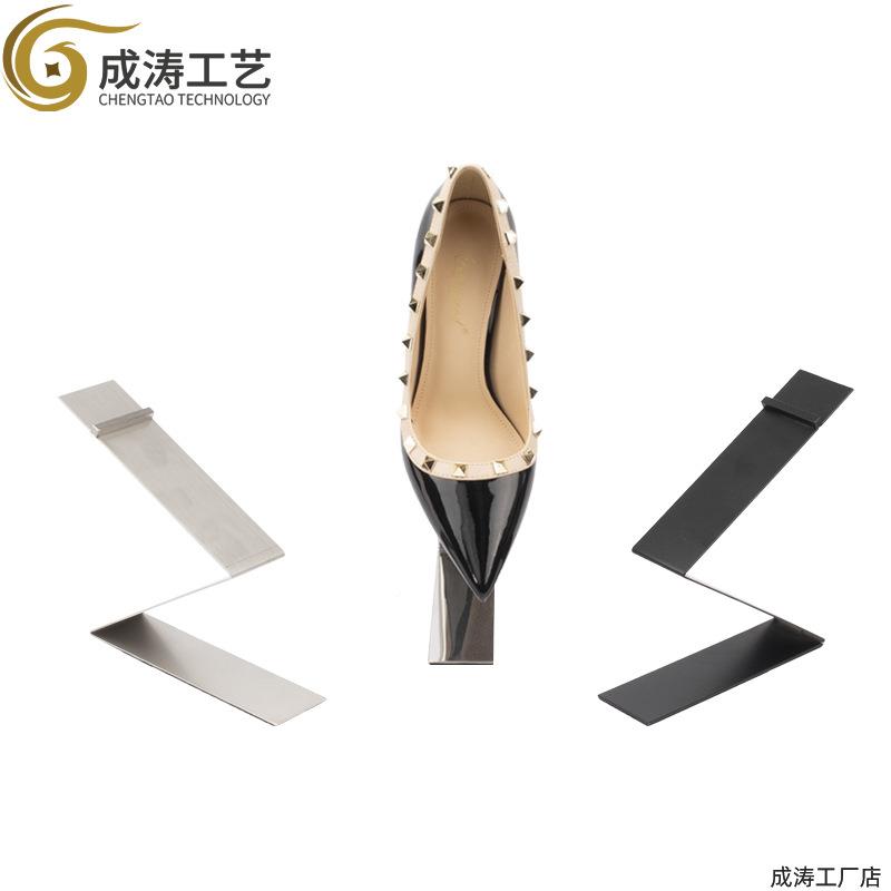 厂家直供不陈锈/钢鞋子展示架男女士鞋托跟架子服店高鞋撑鞋装架