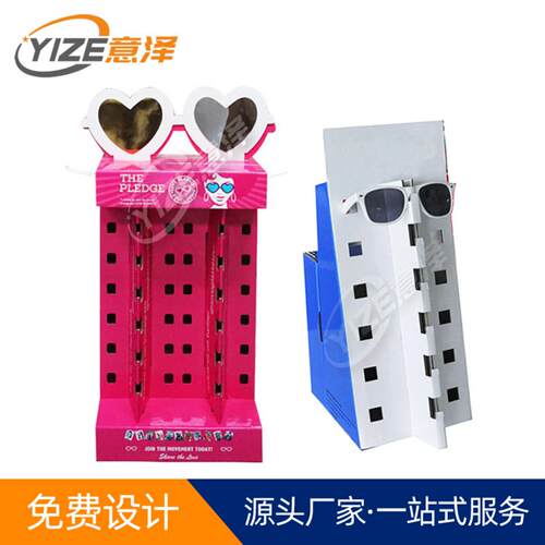 商超促销儿童眼镜纸展示架可旋转