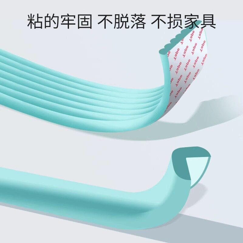 儿童防撞磕门框软墙包角W型防撞防撞护角条桌面边缘防碰保护棉防