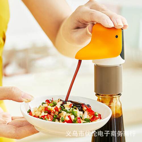 家用调味瓶泵头挤压器厨房工具