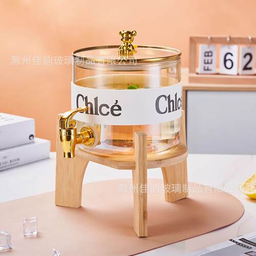 轻奢冷水壶带龙头放箱水壶夏天冰防可串味凉果饮桶密封酒桶大BT-0