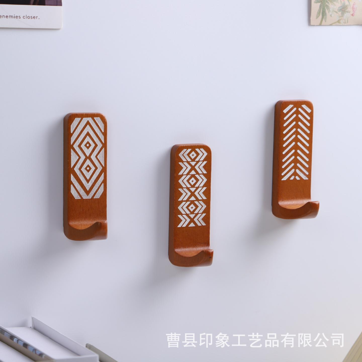 实木挂钩复古入户门挂衣钩衣服