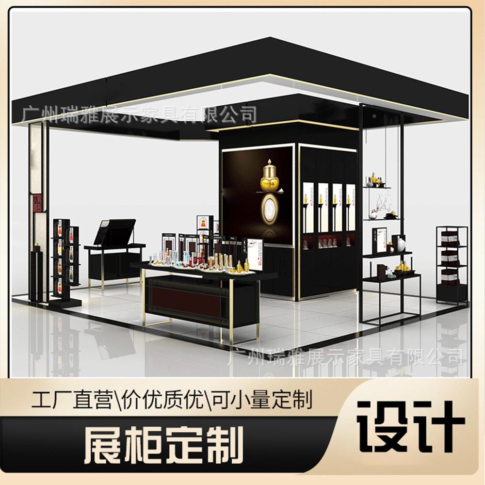 贸木外烤漆化妆品展示柜商a场化妆品w中岛柜化妆品展柜S/hocse