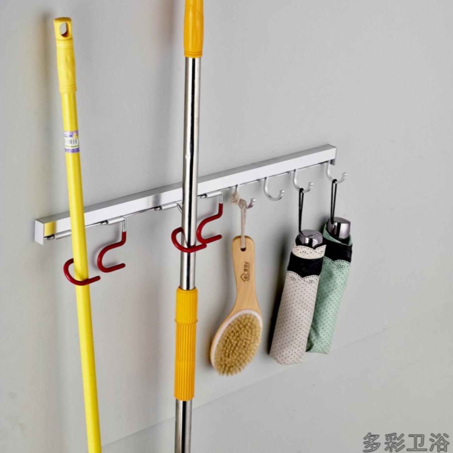 多功能拖把架扫把架浴室挂钩挂架