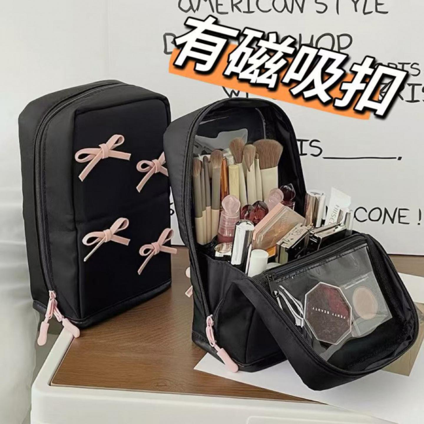 韩版可爱化妆包女立式化妆刷
