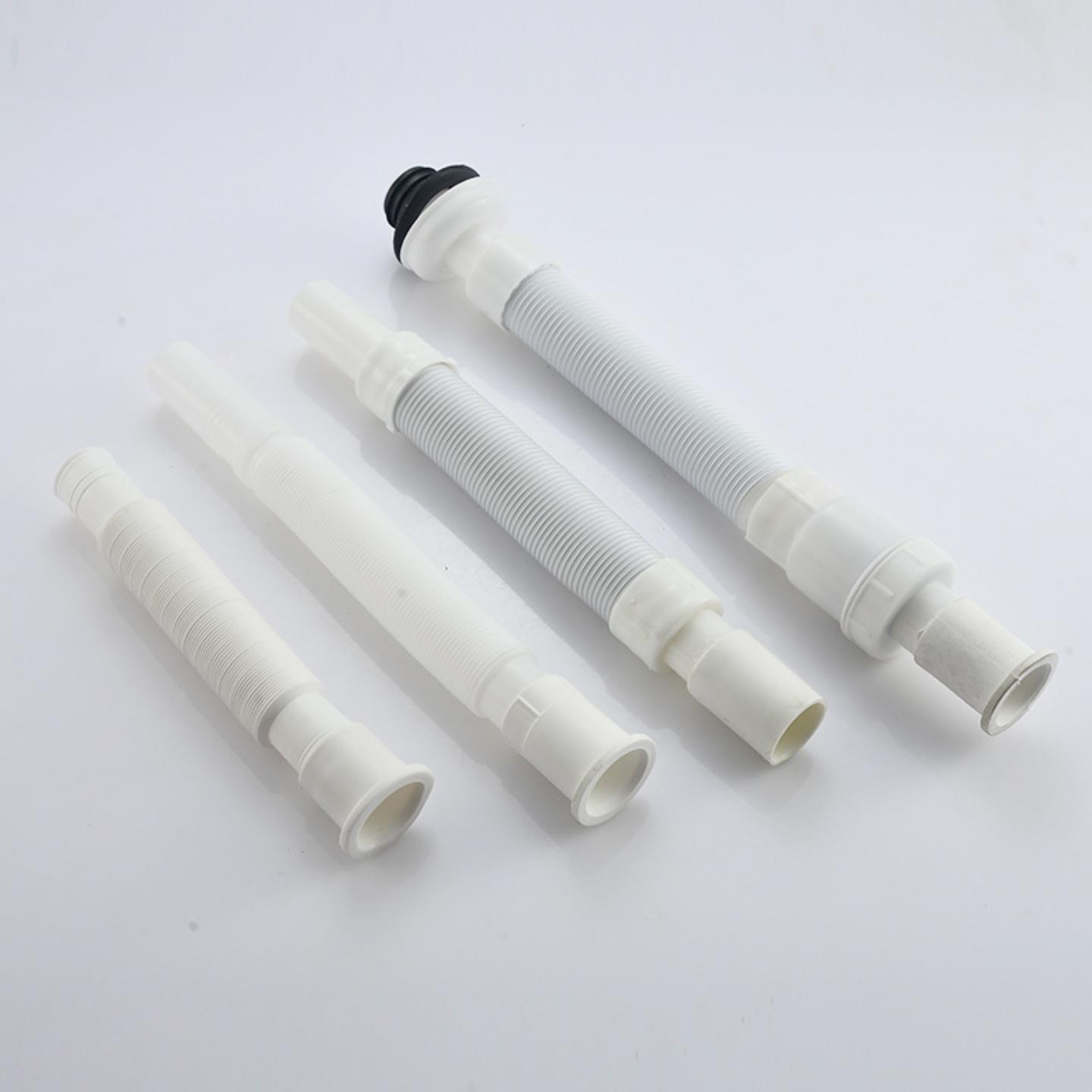 工厂店伸缩下水管面盆脸盆带钢丝
