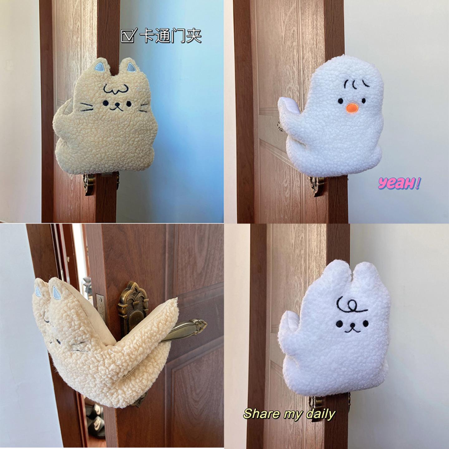 INS韩系鸭子小猫羊羔绒安抚玩具
