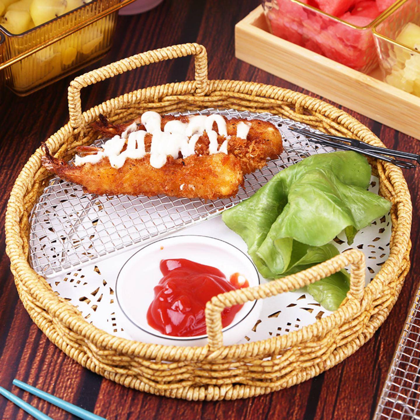 日式料理304不锈钢烧烤长方