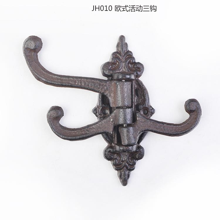 铁活钩墙铸体创意个性活动钩壁玄关服装店动衣帽包包挂挂钩实用铁