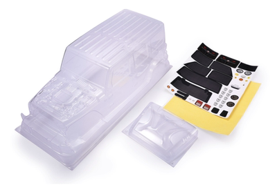 MS 324mm轴距改装版顶火Jeep牧马人JK透明车壳trx4可换引擎盖轮眉