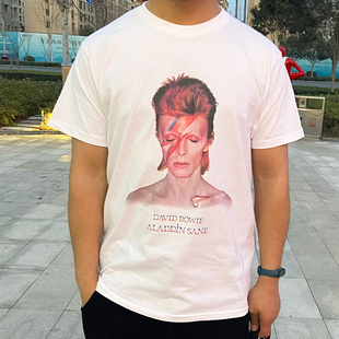 David Bowie-Aladdin Sane-Tshirt大卫·鲍伊短袖t恤欧美摇滚男女