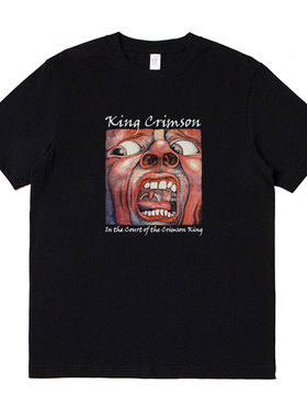 King Crimson 克里姆森国王 未来科学联盟  短袖印花tee纯棉T恤