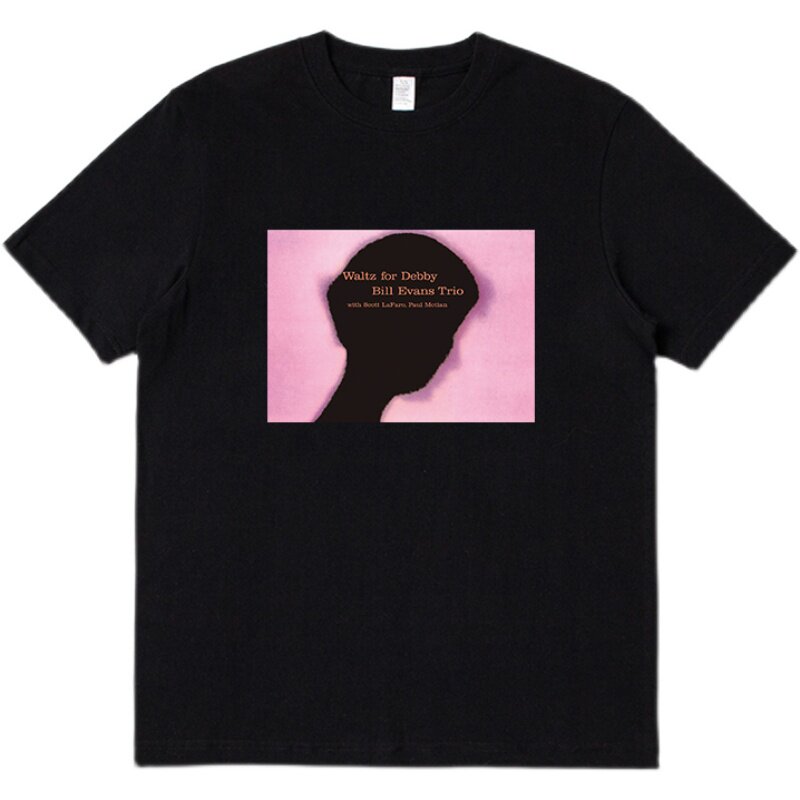 Bill Evans Jazz Piano Short-Sleeved Cotton Graphic Tee - Product image 5