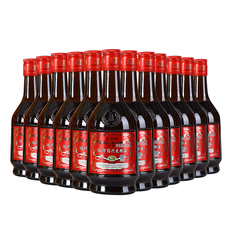 塔牌绍兴黄酒五年特醇480ml*12瓶