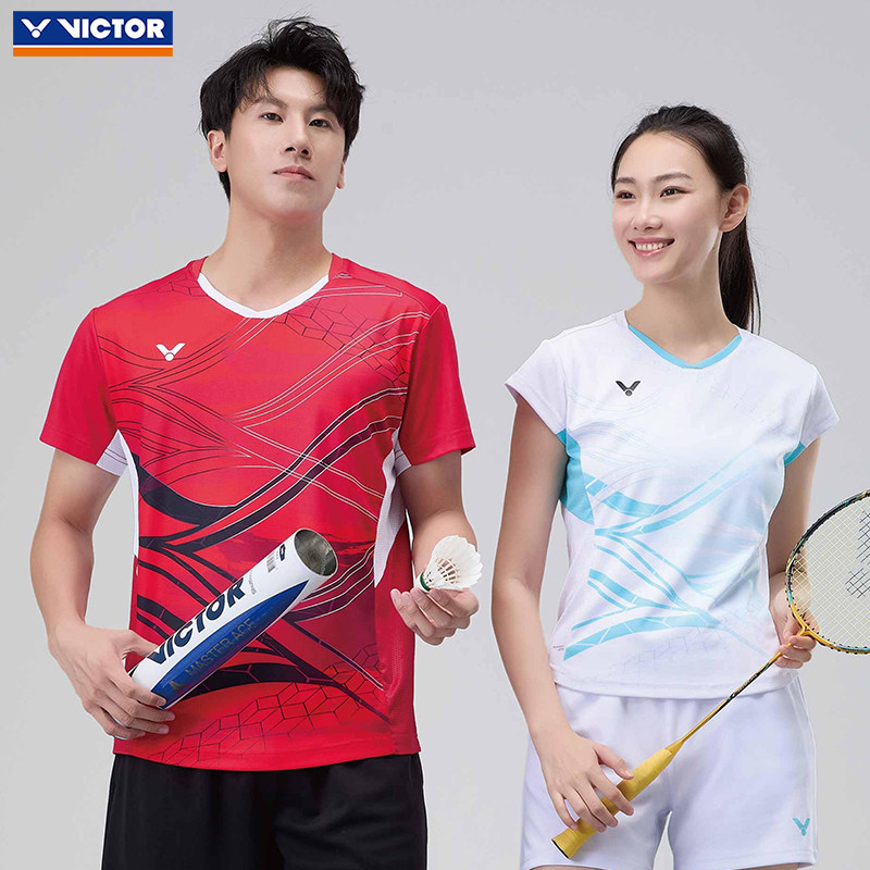 victor胜利羽毛球服男女款清爽舒适针织运动短袖T恤T-60008威克多,运动/瑜伽/健身/球迷用品,羽毛球上装,淘宝优惠券,粉丝福利购,淘宝优惠卷