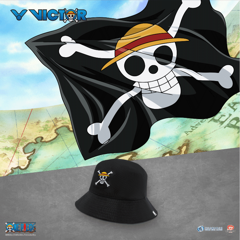 VICTOR胜利渔夫帽户外海贼王联名