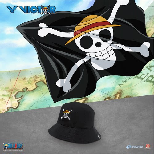 VICTOR胜利渔夫帽户外海贼王联名