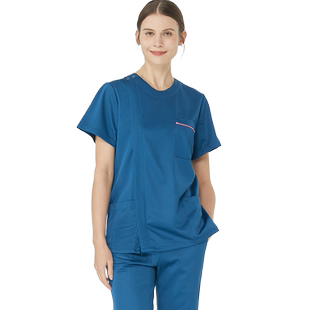 南欧鱼韩版高端洗手衣男女美容院牙科口腔整形师医美工作服刷手服