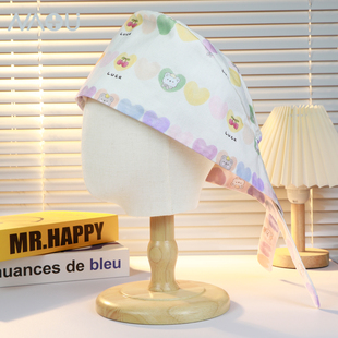 南欧鱼2026新款纯棉手术帽医生护士帽子口腔医美整形医院工作帽女