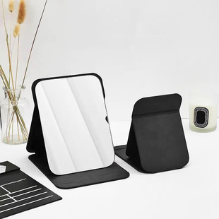 T镜子/折叠/桌面A1pq801-折叠便携化妆镜宿舍用梳妆镜男女桌面