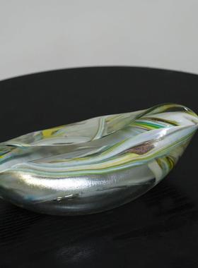 一枚橙 孤品进口轻奢果盘板房售楼部客厅餐桌电视柜书柜层架摆件