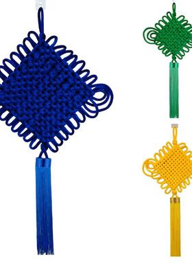 中国结挂件玄关客厅大号蓝色绿色高档挂饰乔迁新居入户门装饰新款