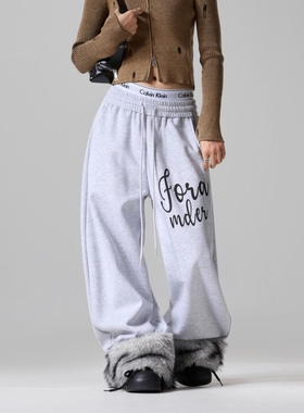 【前20分钟 5 折11/25晚20点上新】PRMR美式复古环保狐狸毛休闲裤