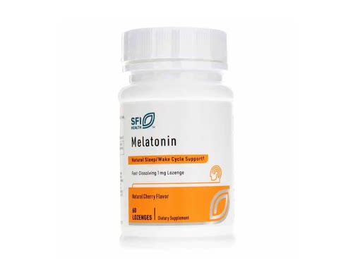 SFI Health Melatonin Lozenge Formula 1 Mg 60 片/瓶海外直邮