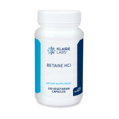 克莱尔KLAIRE盐酸甜菜碱BETAINE HCL美国进口100粒/瓶