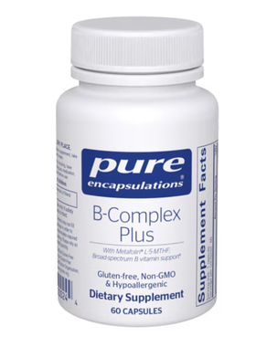 pure倍宜维生素B族B-Complex Plus促进认知功能60/120粒美国直邮