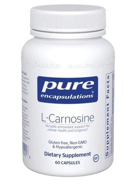 pure倍宜促进细胞健康肌肽60粒L-Carnosine直邮膳食营养补充剂