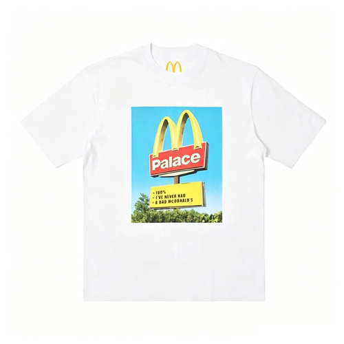【海神】PALACE X 麦当劳联名系列广告牌logo 短袖T恤 TEE