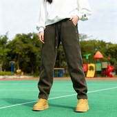 男秋冬款 束脚秋季 加绒2025新款 雪尼尔运动休闲裤 卫裤 宽松大码 男裤