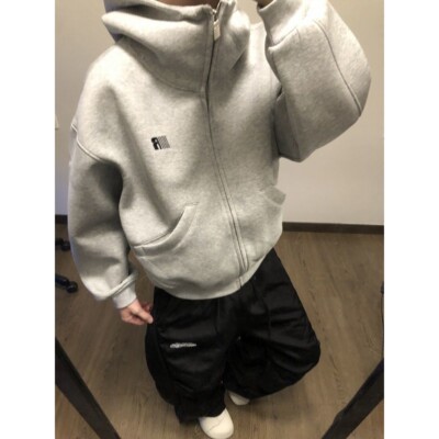 免费试穿~重磅空气层连帽卫衣男