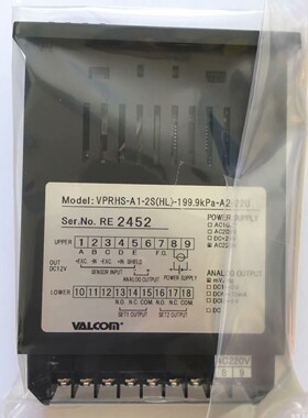 沃康VALCOM压力传感器VPRHS-A1-2S(HL)-199.9KPa-A2-22U