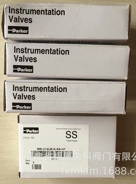 代理美国PARKER派克焊接截止阀 仪表阀8W-U12LB-G-SS-HT-RIB