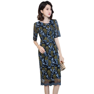 女轻奢小众参加婚宴妈妈晚礼服