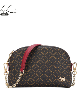 SATCHI/沙驰小巧轻便链条包女单肩斜挎手机包贝壳包礼物送老婆