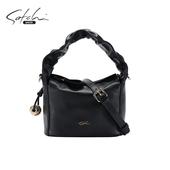 SATCHI 沙驰真皮云朵包女小众设计高级感手提包单肩斜挎包