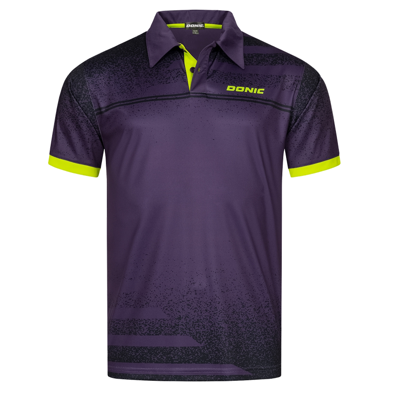 donic多尼克乒乓球服短袖83233翻领t恤全丝男女透气球衣比赛训练