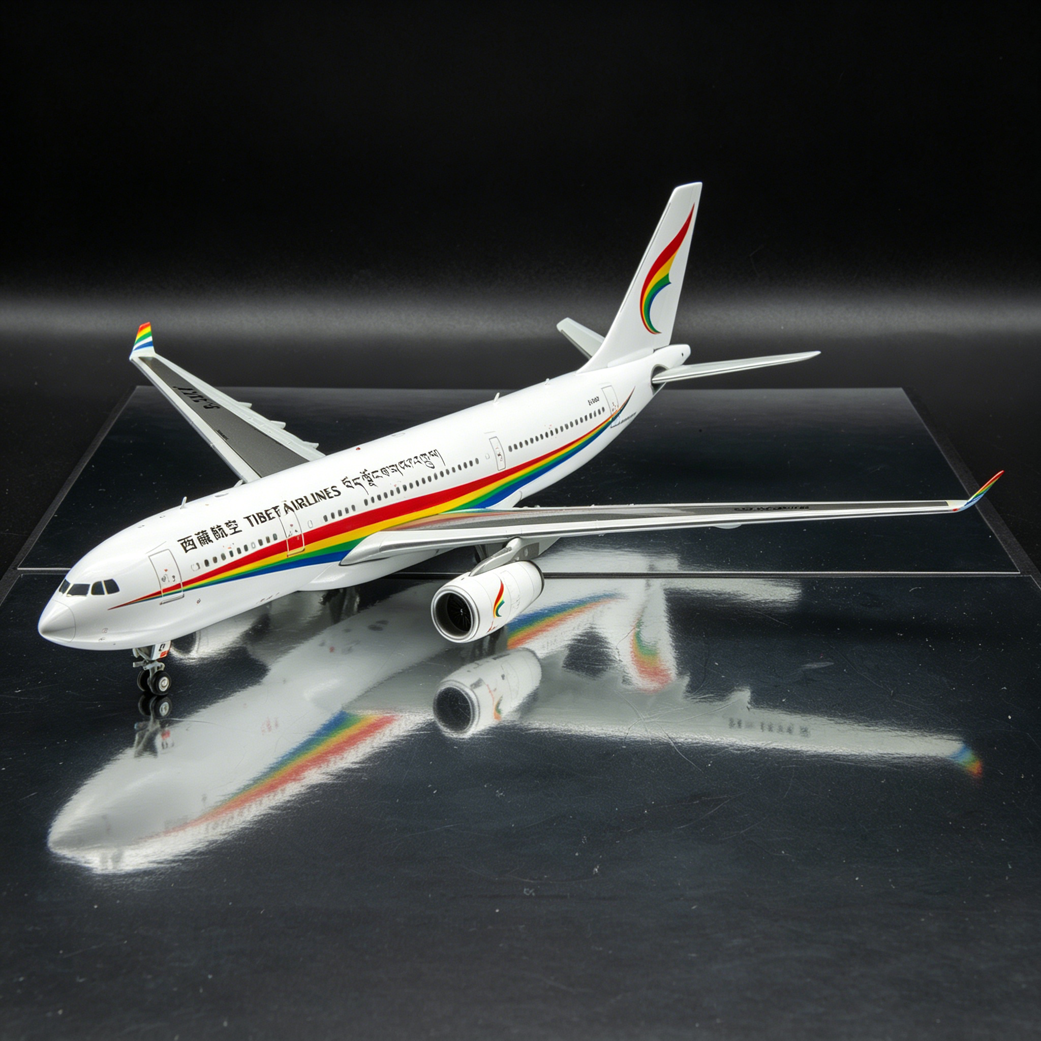西藏航空A330-200飞机模型1:200收藏级JCwings精细摆件XX20326
