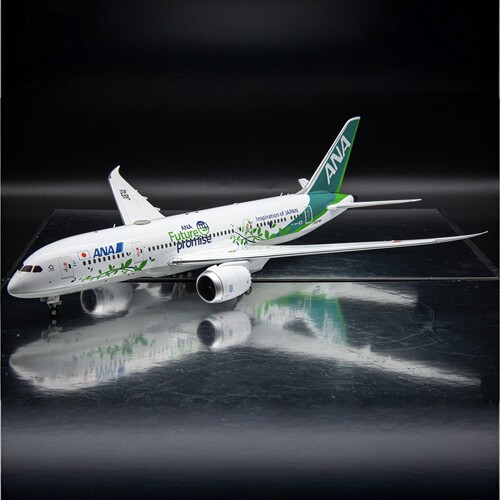 JCwings全日空波音787-8飞机模型白盒环保承诺彩绘1:200收藏摆件