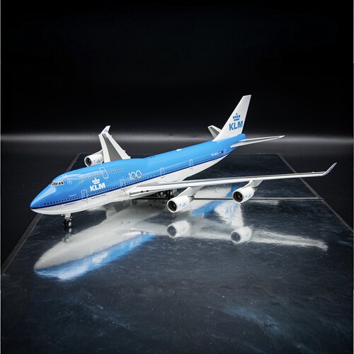 JCwings荷兰皇家航空波音747-400飞机模型100周年纪念涂装1:200