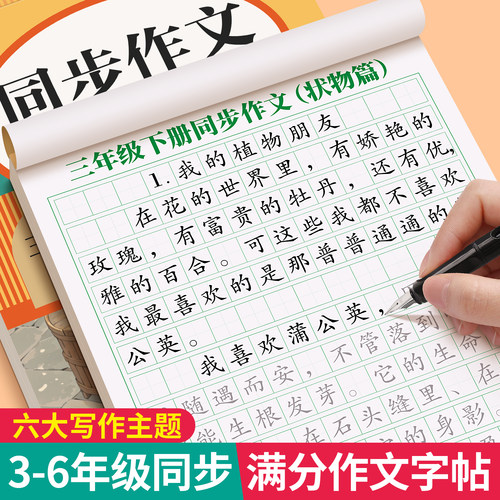 满分作文练字帖小学生练字专用