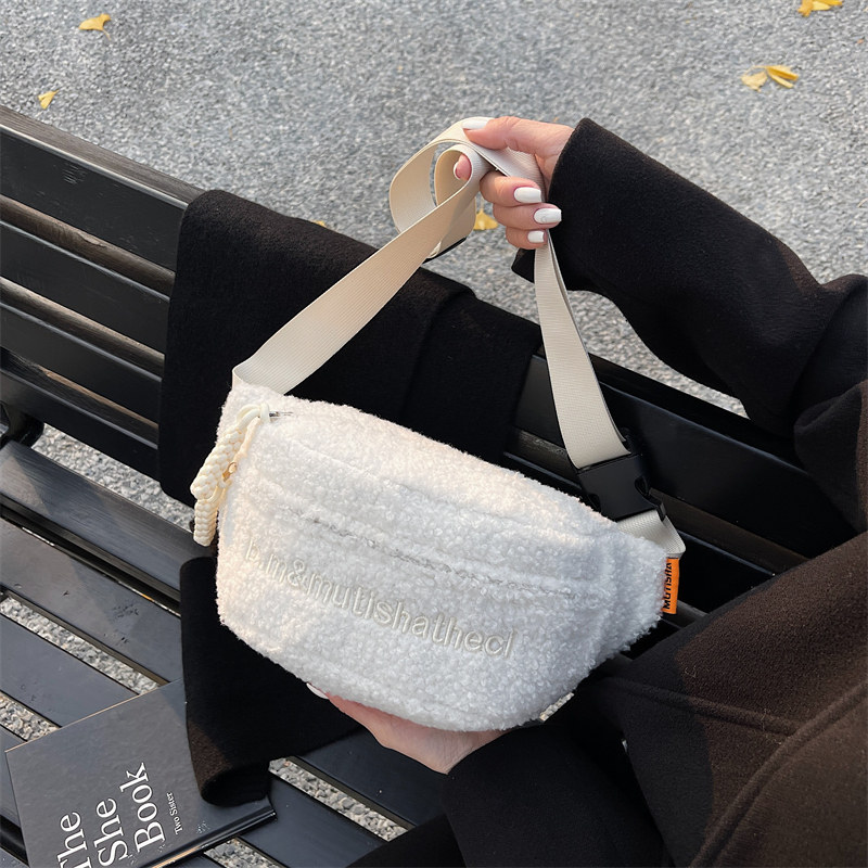 毛毛包简约纯色单肩包包女新款小清新胸包女学生运动斜挎包女包包,箱包皮具/热销女包/男包,单肩包,淘宝优惠券,粉丝福利购,淘宝优惠卷