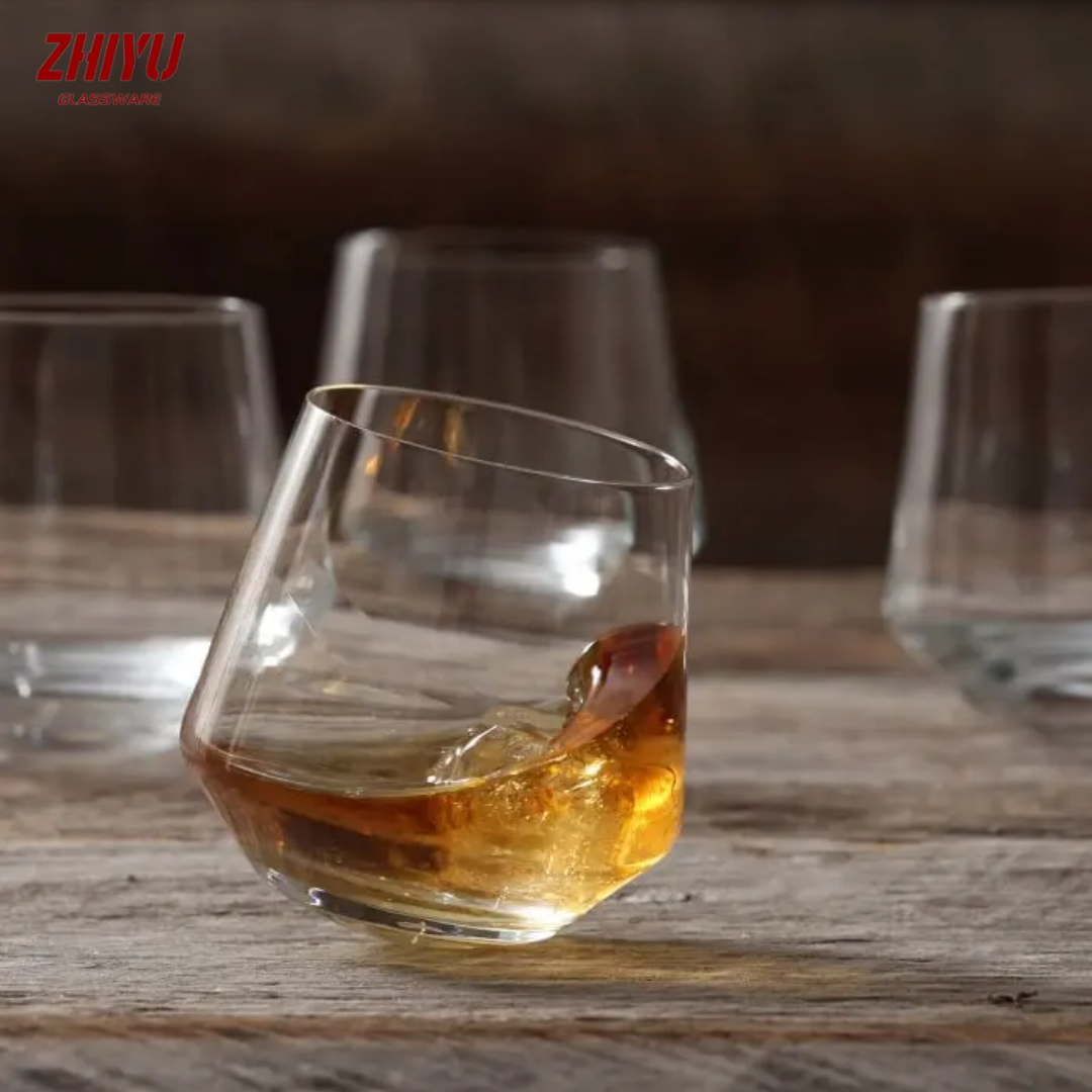 400ml高端轻奢平底岩石冷切杯