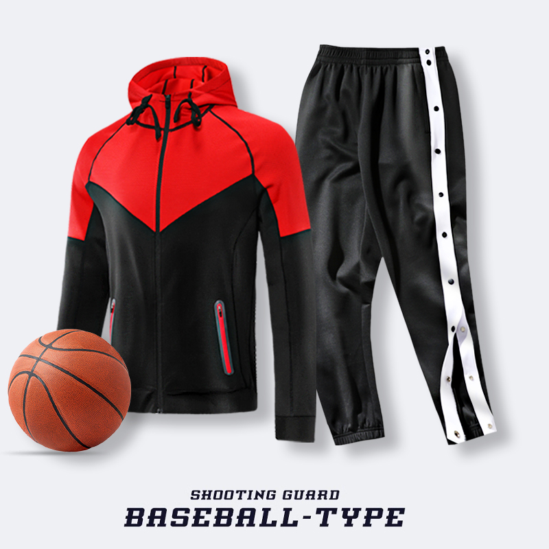 篮球出场服套装定制全开排扣裤比赛热身服运动会团体训练服防风衣