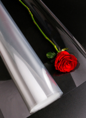 鲜花玻璃纸批发OPP膜包装纸保水高透明加厚防水防尘包花束纸打底